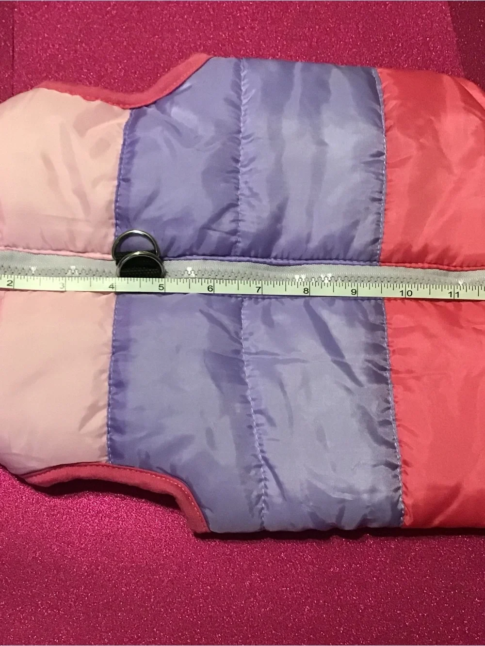 Pastel Dog Puffer Coat Jacket Harness